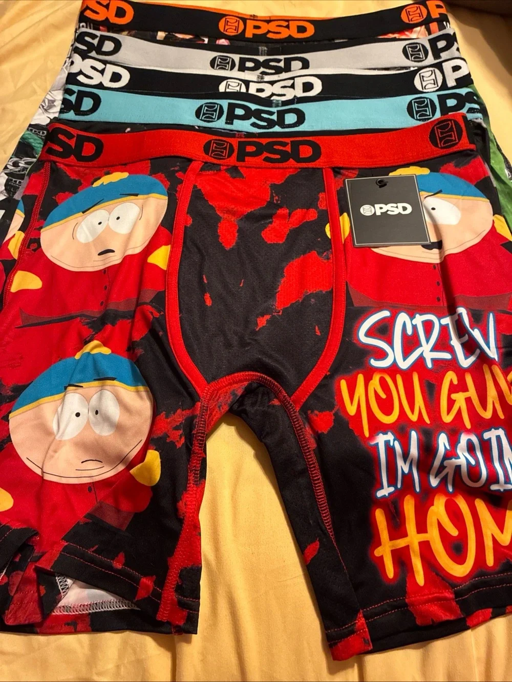 PSD mens boxer briefs lot of 7 size XL